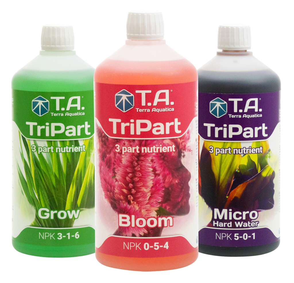 GHE®/Terra Aquatica®- TriPart®/Flora Paketlösning (Soft Water)