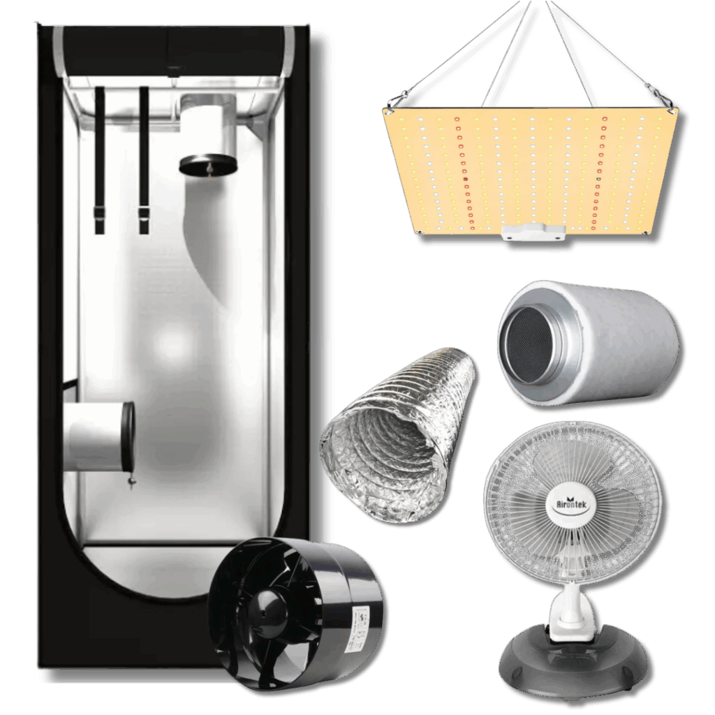 Komplett odlingskit – 50w LED-lampa