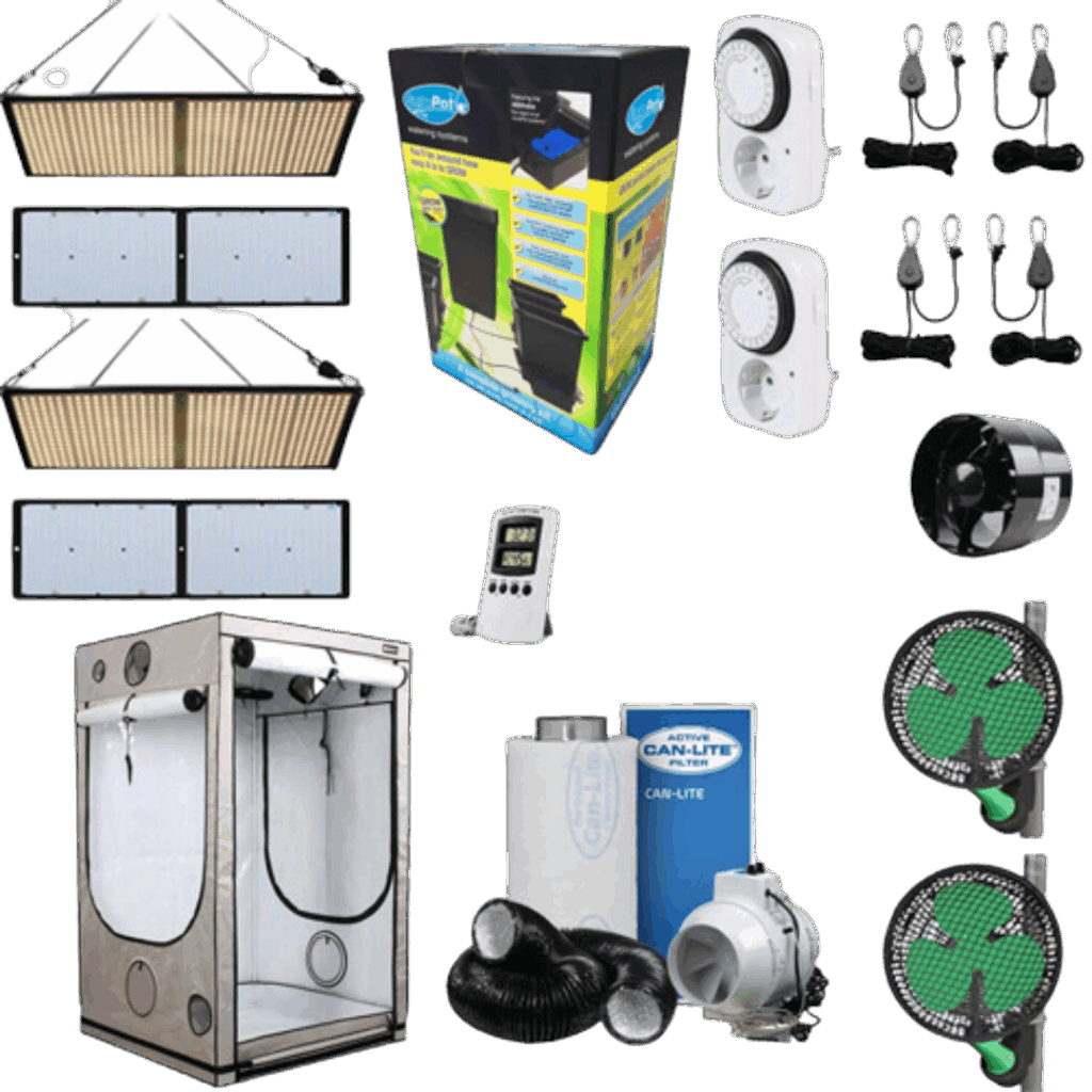 PRO-tält kit 440w Qboard - Inkluderar Autopot bevattningssystem