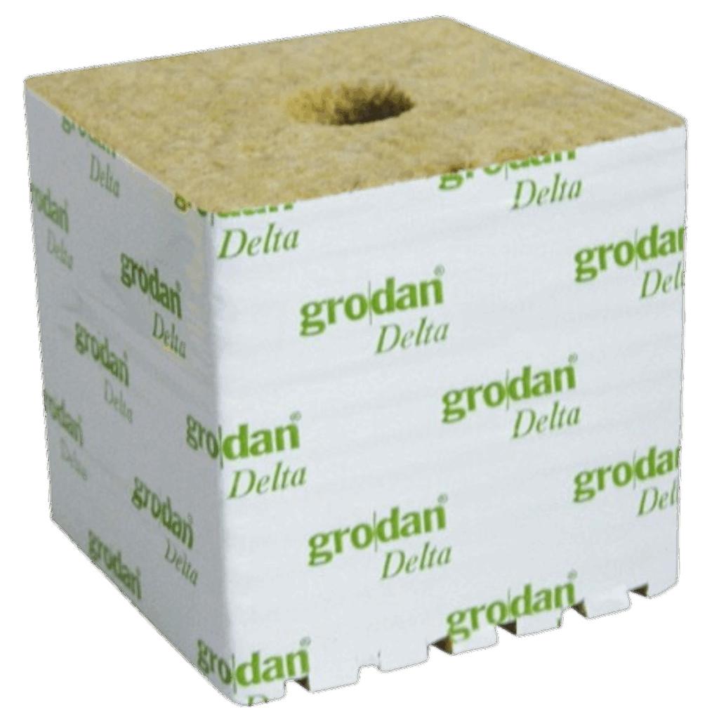 Rockwool-kuber 15 x 15 x 14,2 cm. hålmått 40/40mm