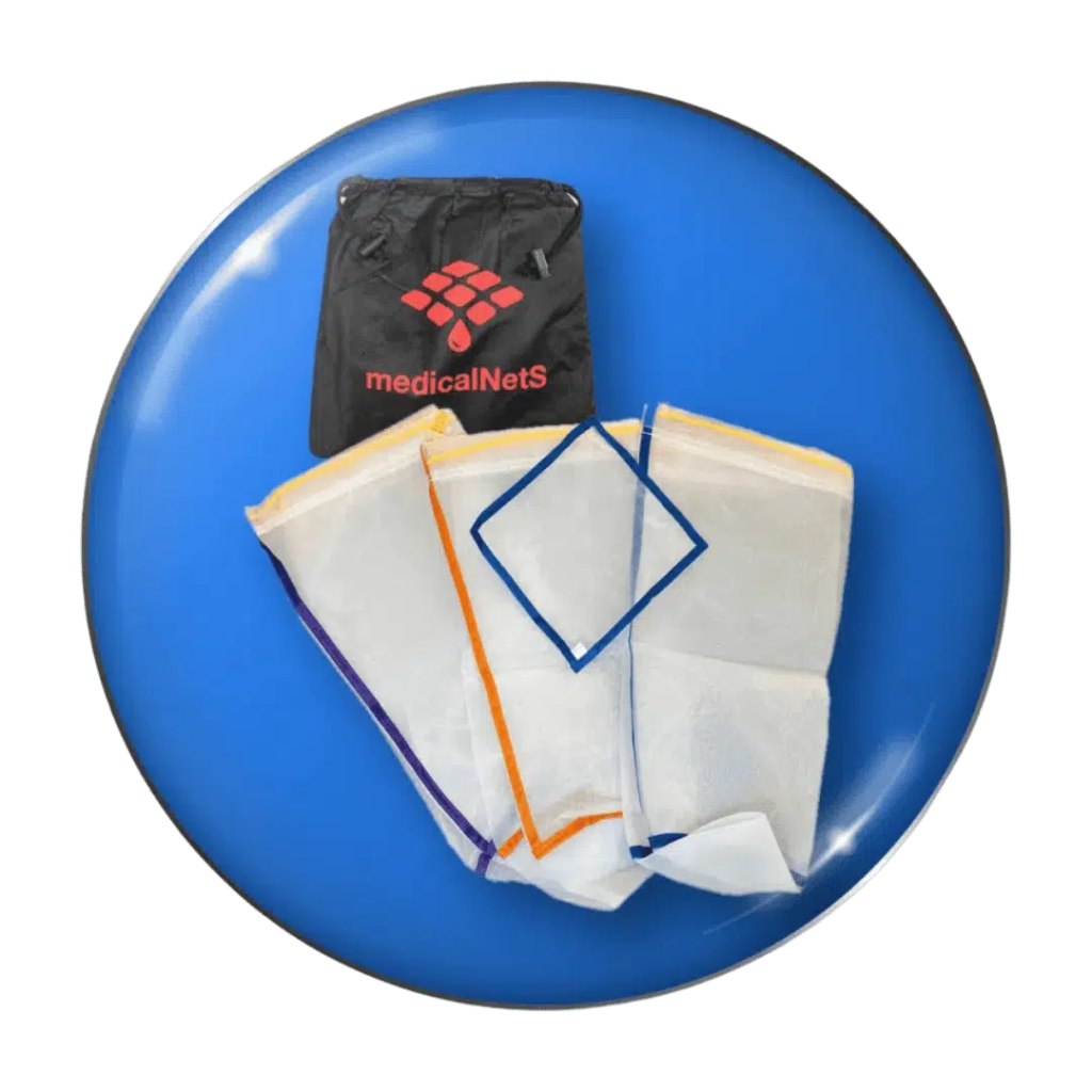 MedicalNets Tvättpåsar 3 st + Blottning skärm 20L