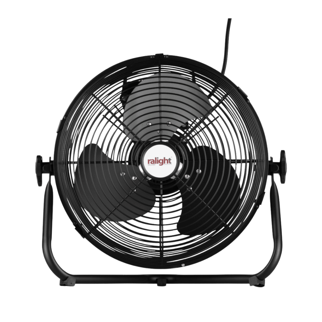 Ralight golvfläkt 30 cm 50W, svart