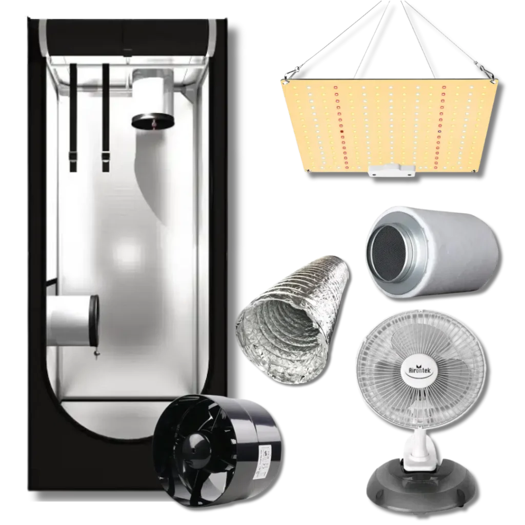 Komplett odlingskit – 50w LED-lampa