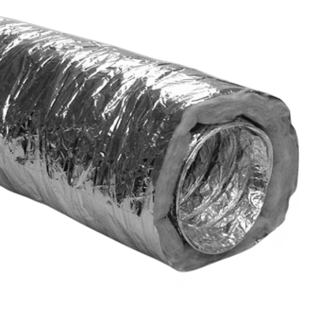 Ljudlöst alu-flexrör - 10 meter