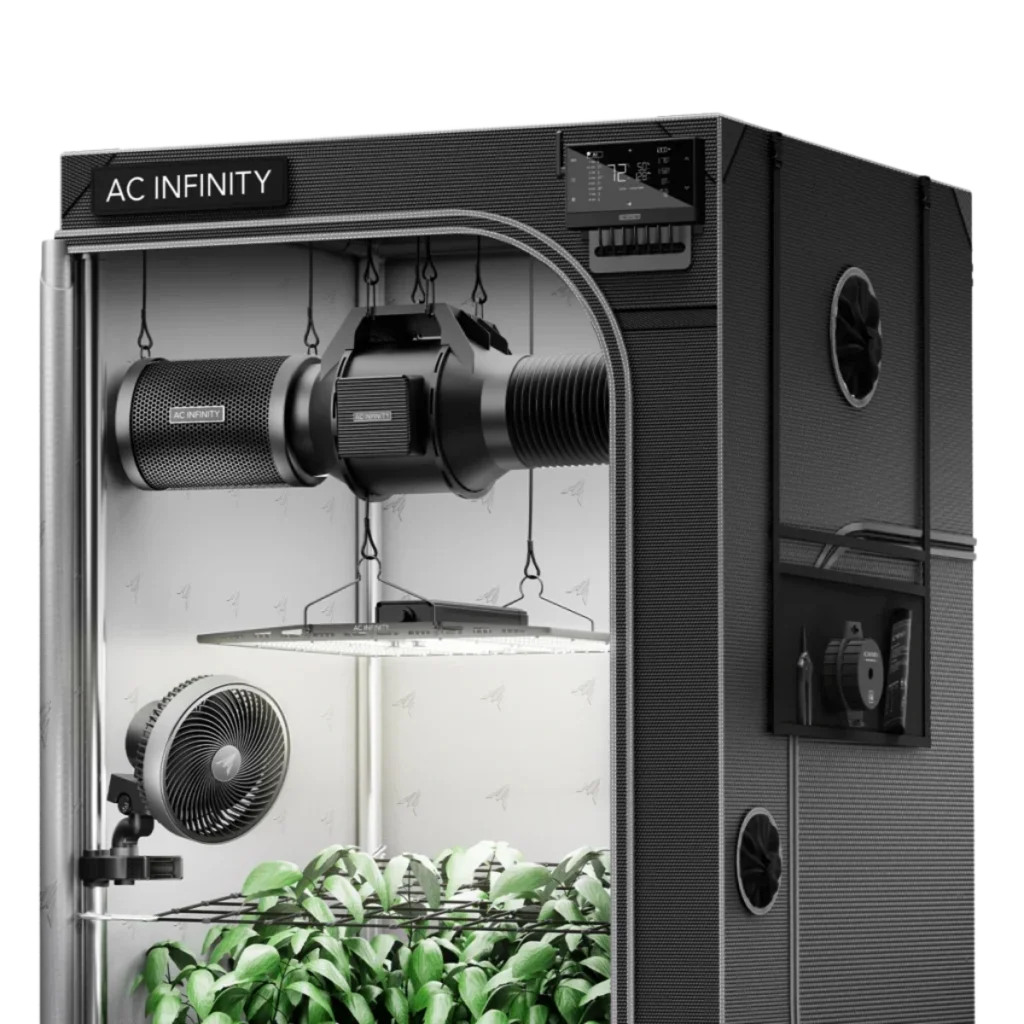 AC Infinity AI+ Grow Tent Kit 90 × 90 × 180 cm – 260 W Komplett kit